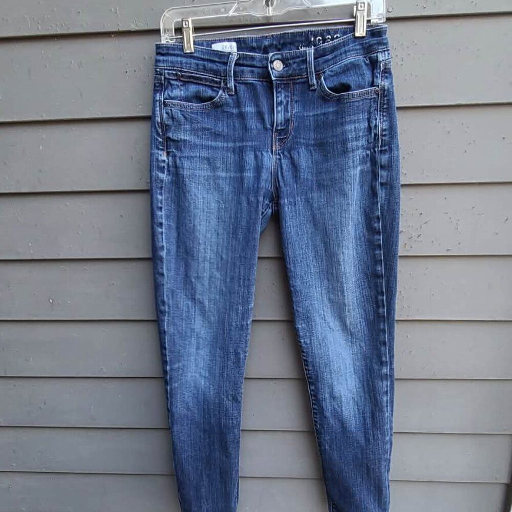 GAP 1969 Mid Rise Skinny Jeans size 28/6r